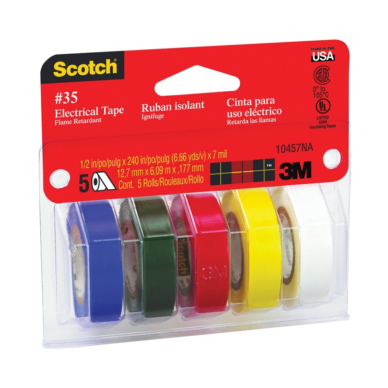 Electrical Tape Kit|Asst|5PK