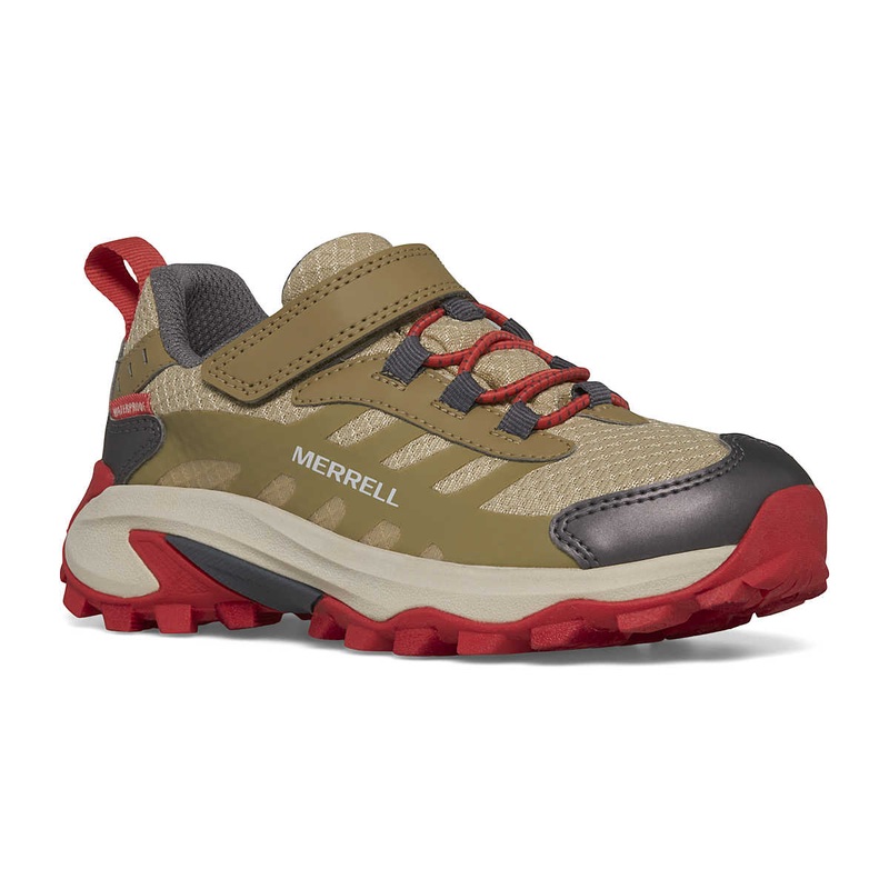 Kid’s Moab Speed 2 Low A/C Waterproof Shoe – Coyote