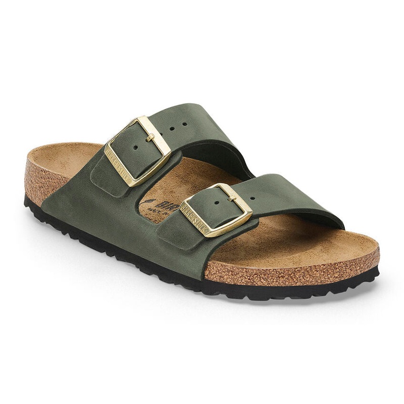 Women’s Arizona Oiled Leather Sandal – Thyme