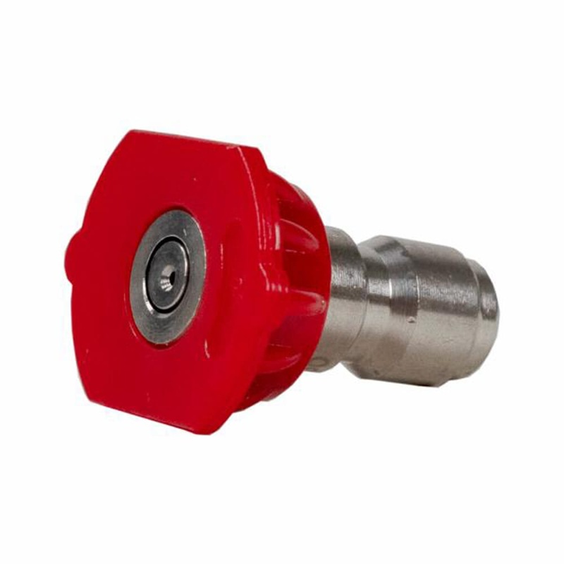 High Pressure Nozzle, Red, 0 Degree, 3.0 Orifice