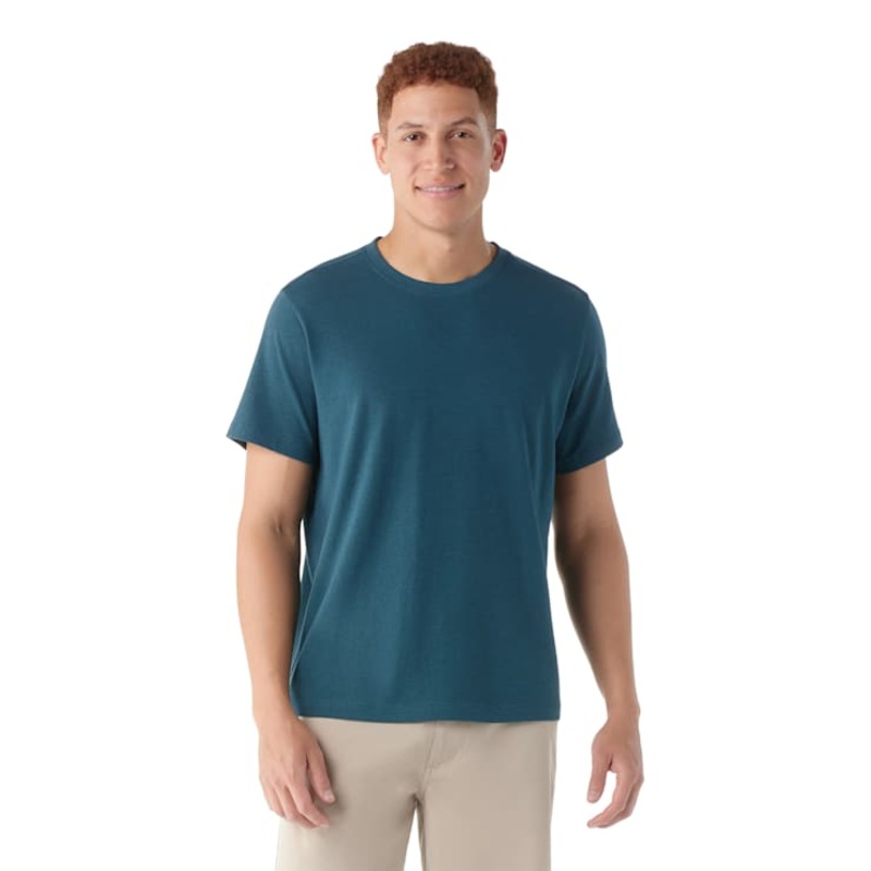 Men’s Perfect Crew Short Sleeve Tee – Twilight Blue
