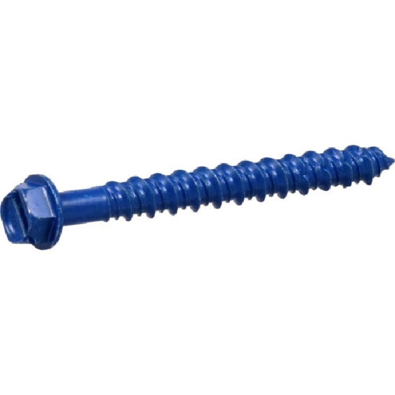 Screw Anchor|Blue|1/4X2_1/4