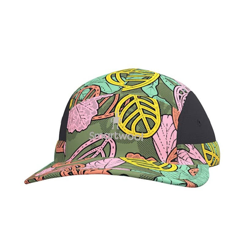 Smartwool Hike 5 Panel Hat – Fern Green Aloha Forest