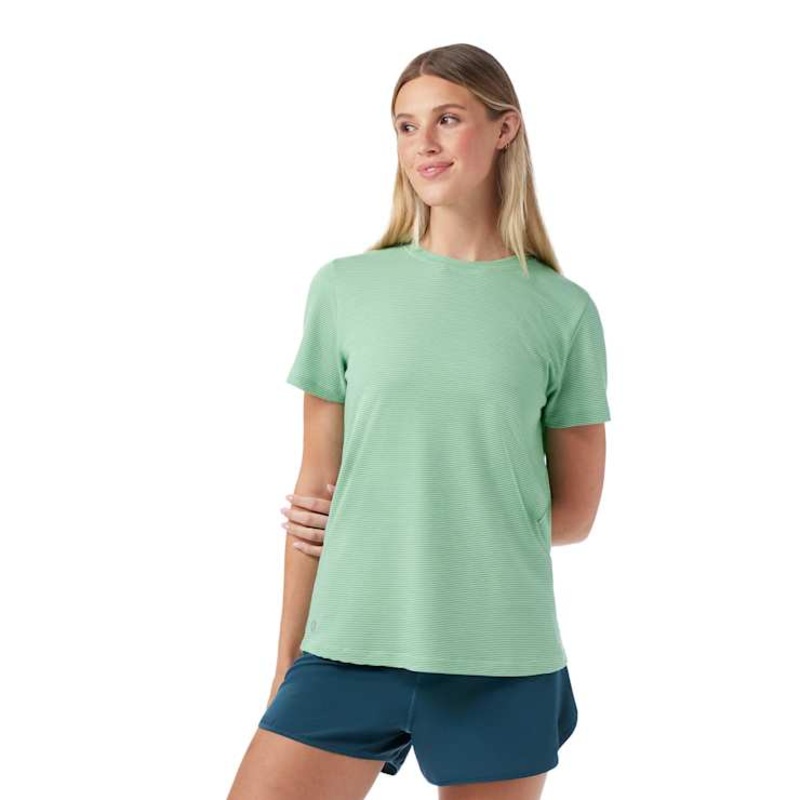 Women’s Active Mesh Short Sleeve – Matcha Zen Heather