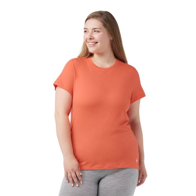Women’s Merino Short Sleeve Tee Plus – Coral Reef