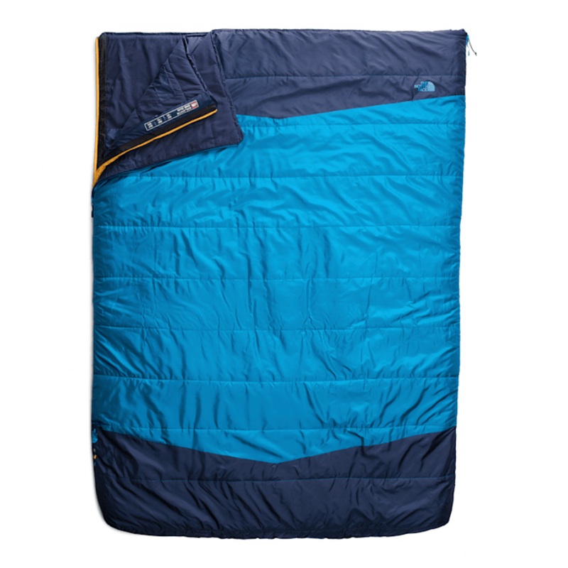 Dolomite One Double Sleeping Bag Hyper Blue/rad Yellow Long