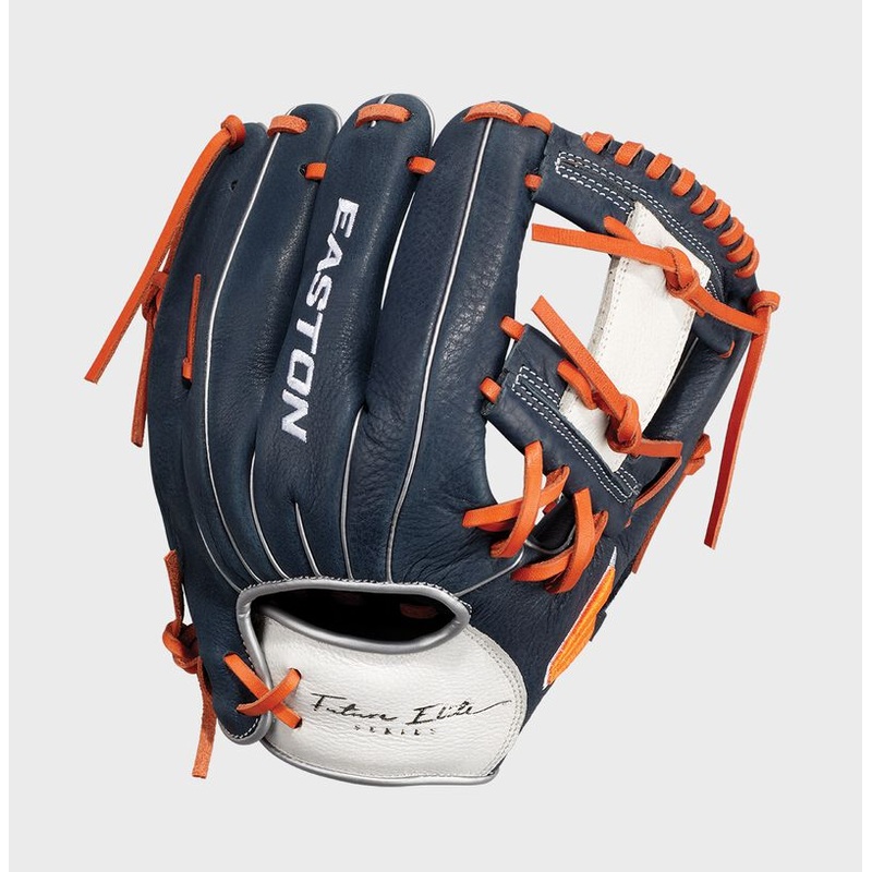 Future Elite 11in Youth Baseball Glove RH Navy/Orange