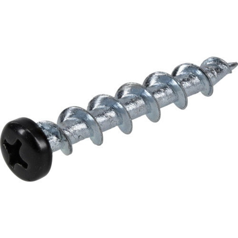 Screw Anchor|Black|1_1/2IN