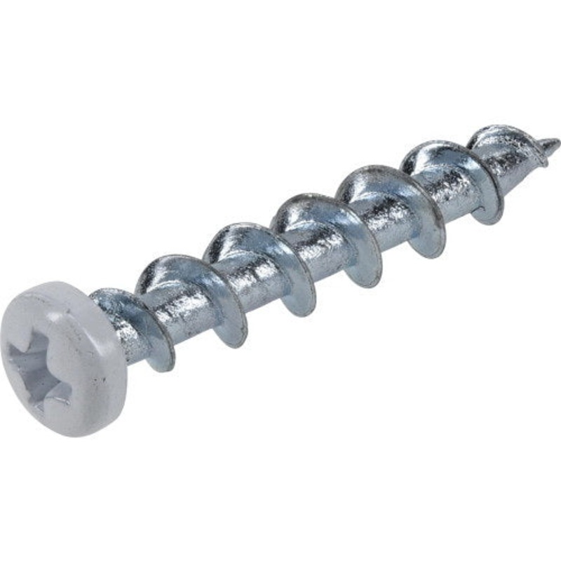 Screw Anchor|White|1_1/2IN