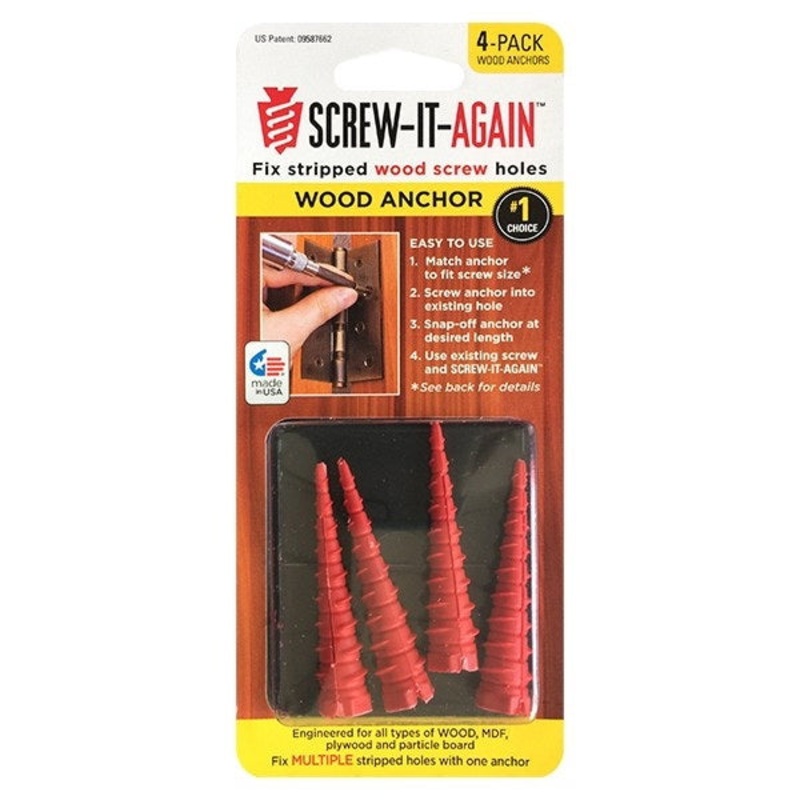 Wood Anchor|4PK