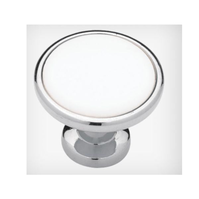 Cabinet Knob|Chrome white|1_1/4IN