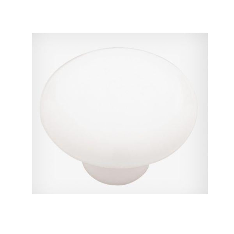 Cabinet Knob|White|1_1/2IN
