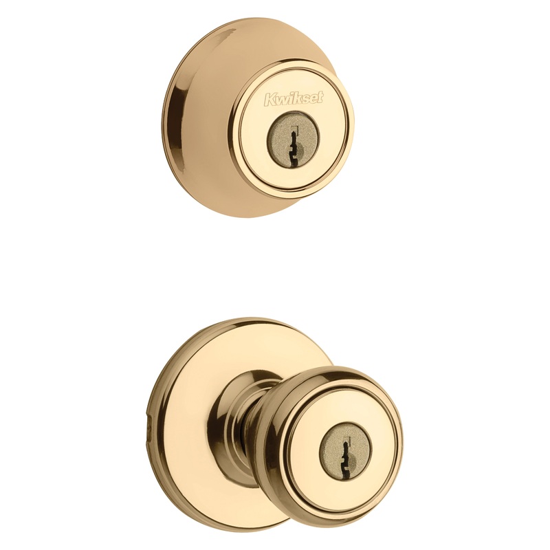 Combination Lockset|Polished brass