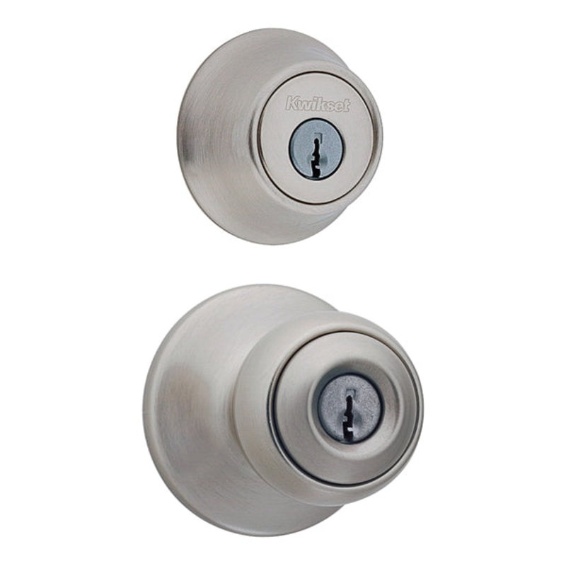 Combination Lockset|Satin nickel