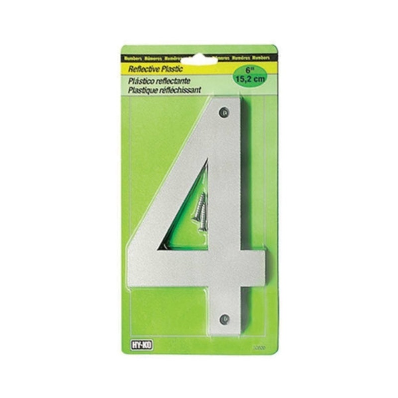 Reflective Sign|Black|6IN