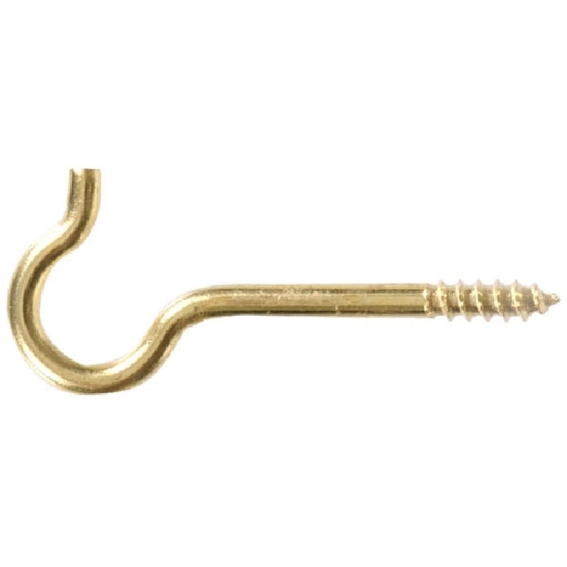 Ceiling Hook|Brass|.162X2_9/16