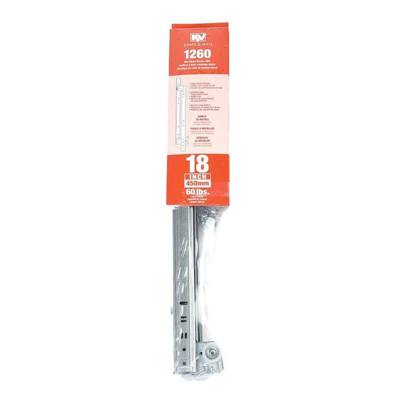 Drawer Slide|Zinc finish|18IN