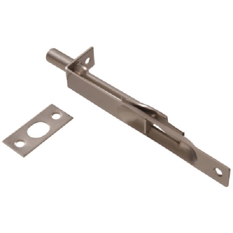 Flush Bolt|Nickel|6IN