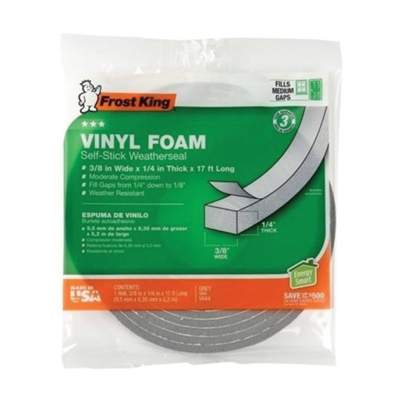 Foam Weatherseal Tape|1/4X1/8