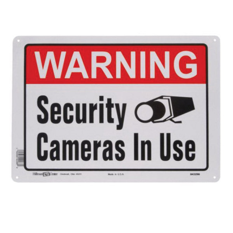 Sign|SECURITY_CAMERA
