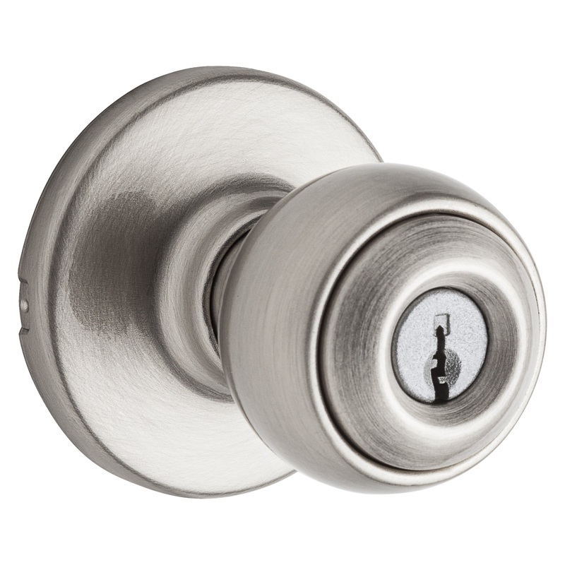 Entry Knob|Satin nickel