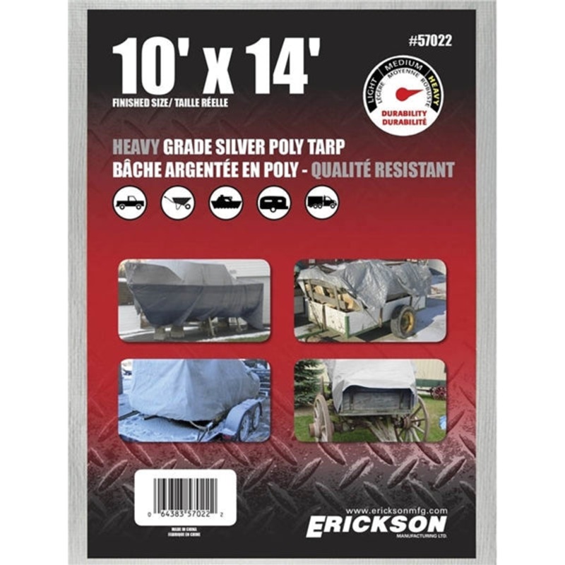Heavy-Grade Tarp|10X14