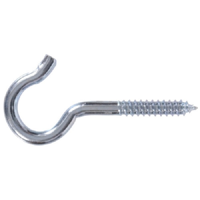 Screw Hook|Zinc|3/8X4/7/8