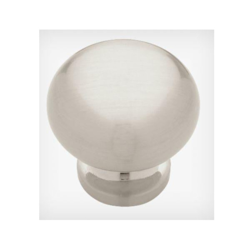 Cabinet Knob|Brushed satin nickel|1_1/8IN