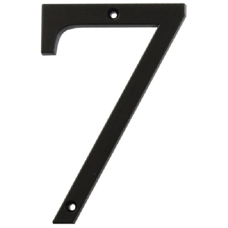 Flush Mount House Number|Charblk|7