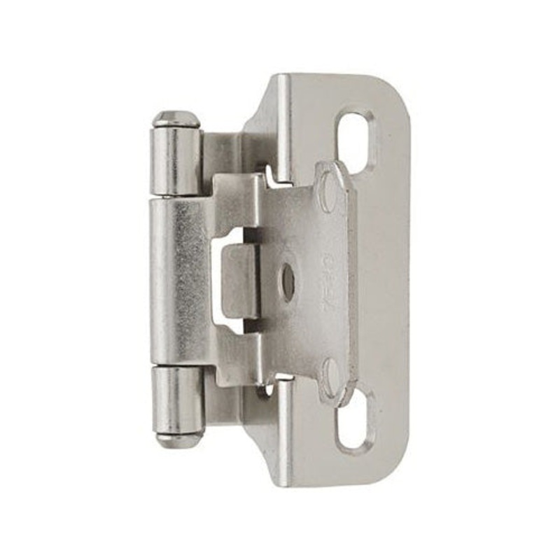 Hinge|Satin nickel|1/4IN