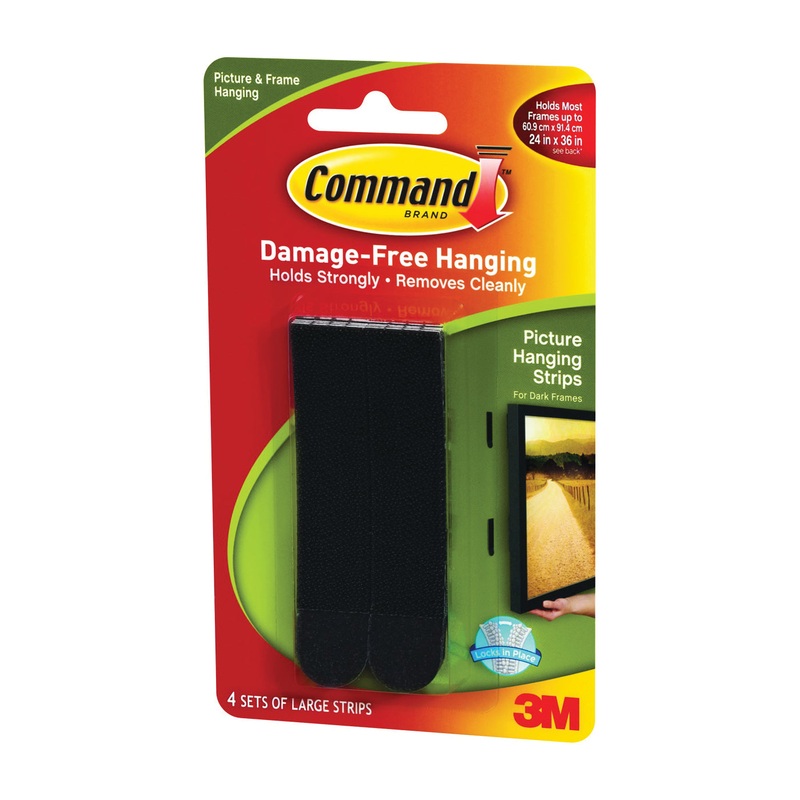 Picture Hanging Strip|Black