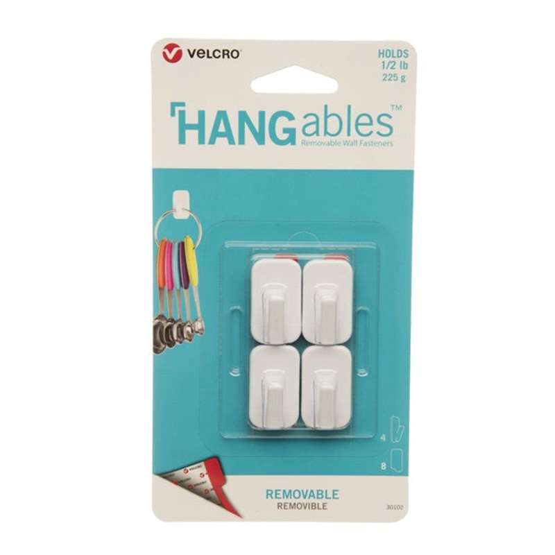Removable Wall Hook|White|1/2POUND