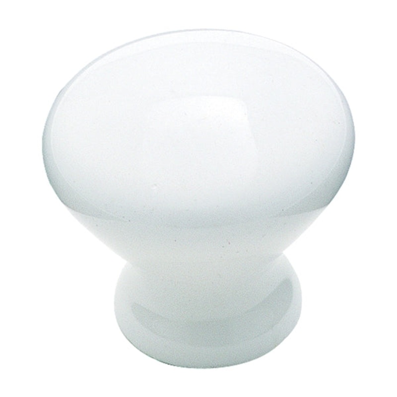 Cabinet Knob|White|1_5/16
