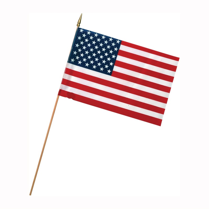 USA Stick Flag Display|8INX12IN