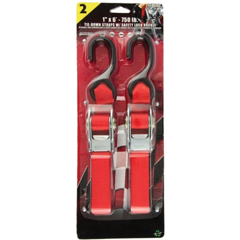 Over-Center Locking Buckle|Red|1200LB