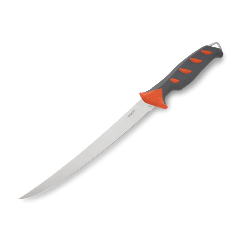 146 Hookset Fillet Knife 9in Orange/gray
