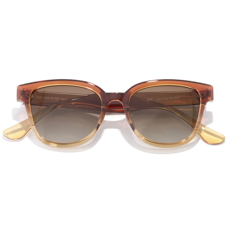 Miho Sunglasses Sunset Sepia|Sunset sepia