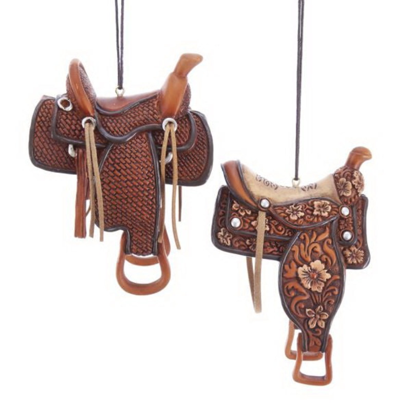 Western Saddle Ornament|4IN