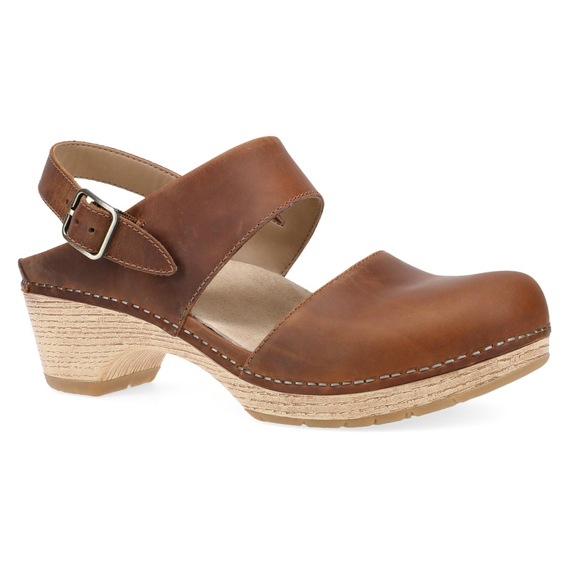 Women’s Lucia Oiled Pull Up Mary Jane Sandal – Tan