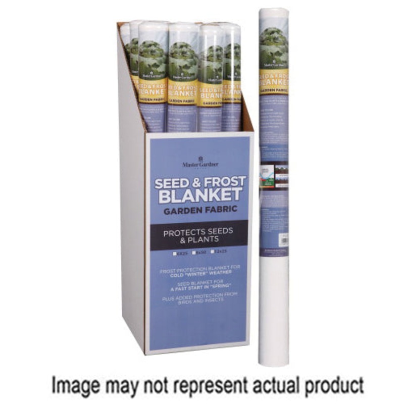 Seed and Frost Blanket|White|6X25