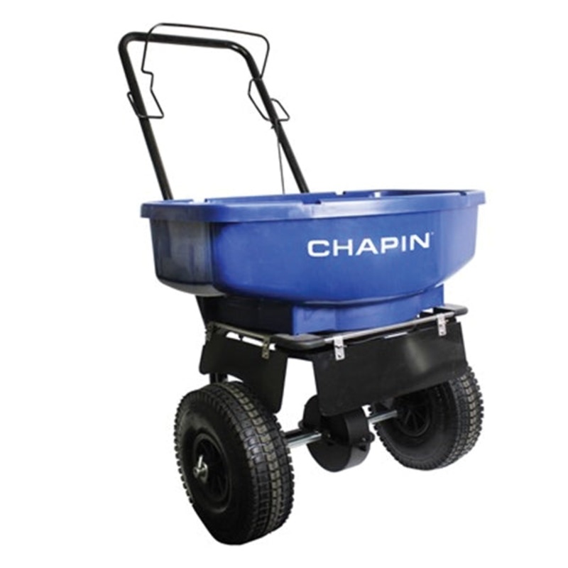 Salt and Ice Melt Spreader|Blue|80LB