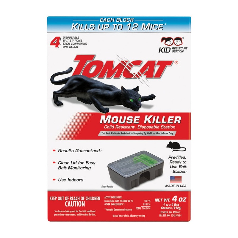 Disposable Mouse Bait Station|4PK