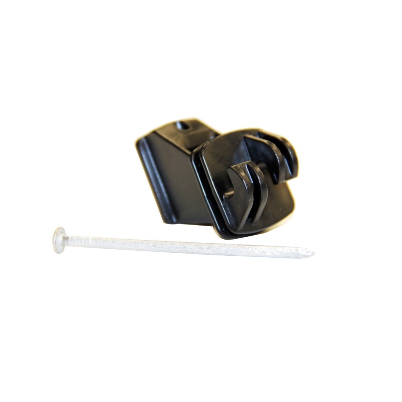 Wood Post Claw Insulator|Black