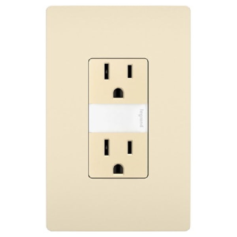 Nightlight with Outlets|Almond|15A