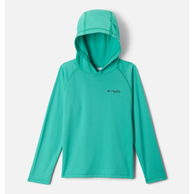 Boys’ PFG Solar Stream II Hoodie – Glaze Green