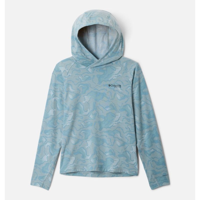 Boys’ PFG Uncharted Hoodie – Crushed Blue Swamplands