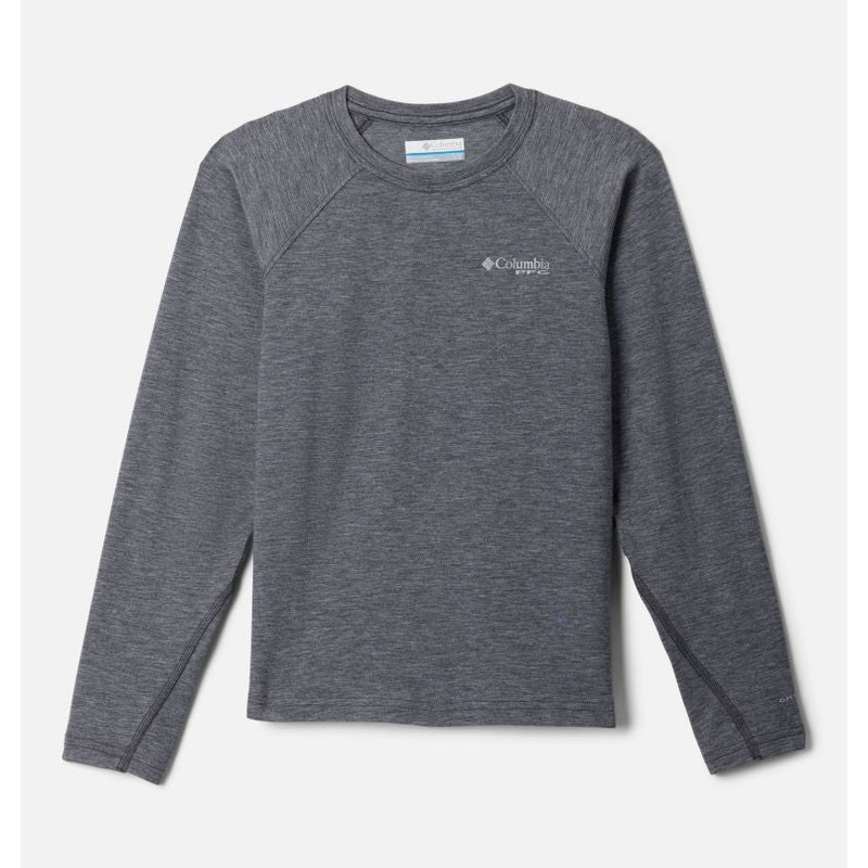 Boys’ PFG Uncharted Long Sleeve Shirt – Cool Grey Heather