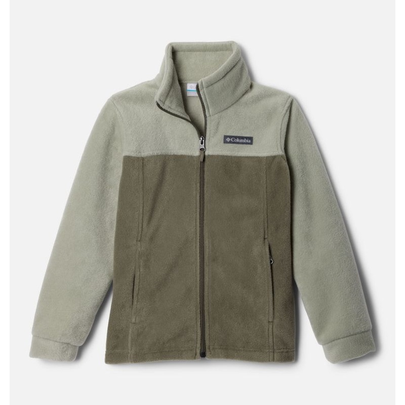 Boys’ Steens Mountain II Fleece Jacket – Stone Green / Safari