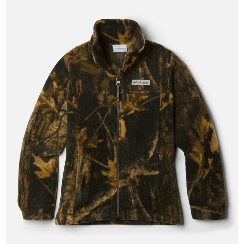 Boys’ Zing III Printed Fleece Jacket – Timberwolf