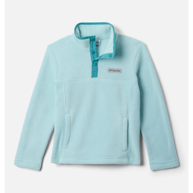Kids’ Steens Mtn II Quarter Snap Fleece Pullover – Spray / Teal